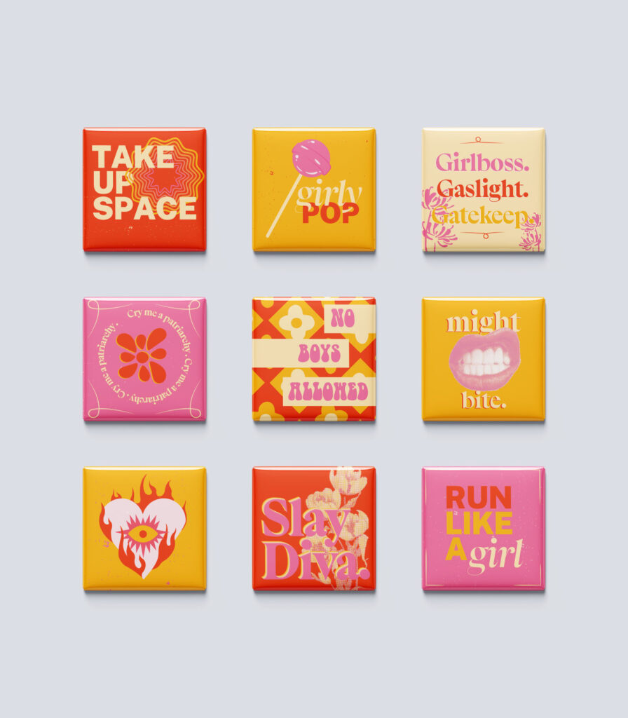 womens day magnets