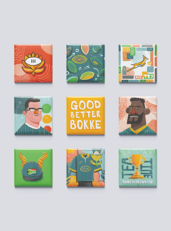 Back the Bokke Fridge Magnets